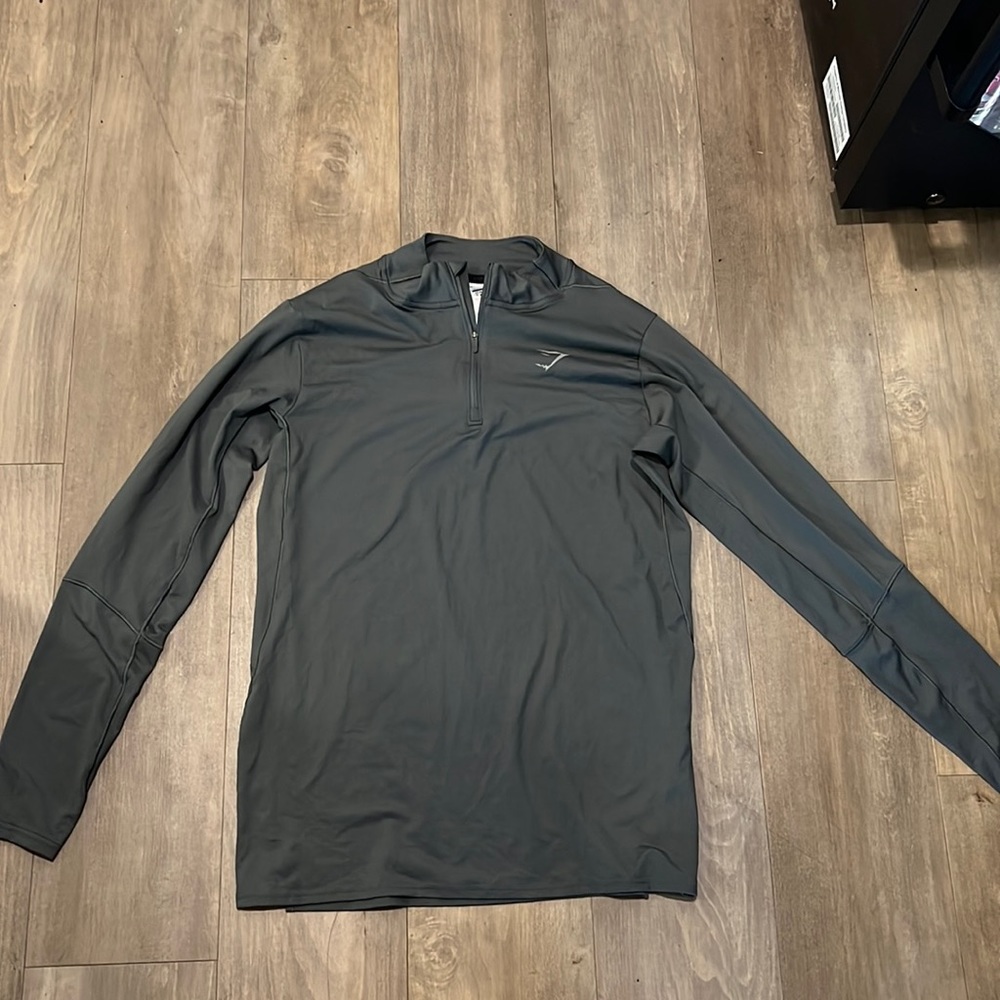 Gymshark “Speed” 1/4 pullover Gray